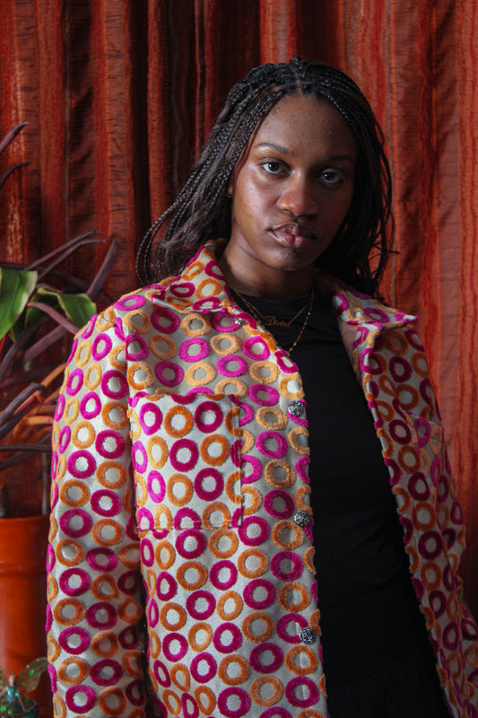 Bronze Circle Jacket (orange & pink)