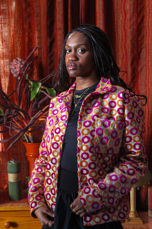 Bronze Circle Jacket (orange&pink)